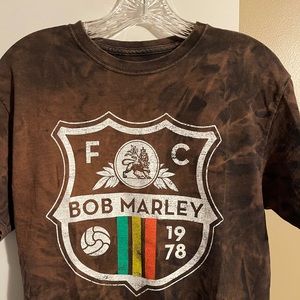 Distressed Bob Marley cover team t-shirt size M